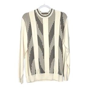 Vintage Mens Pronto Uomo Pullover Mod Sweater Size Large